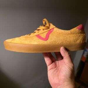 Vans Tan and Pink Men's Shoes
